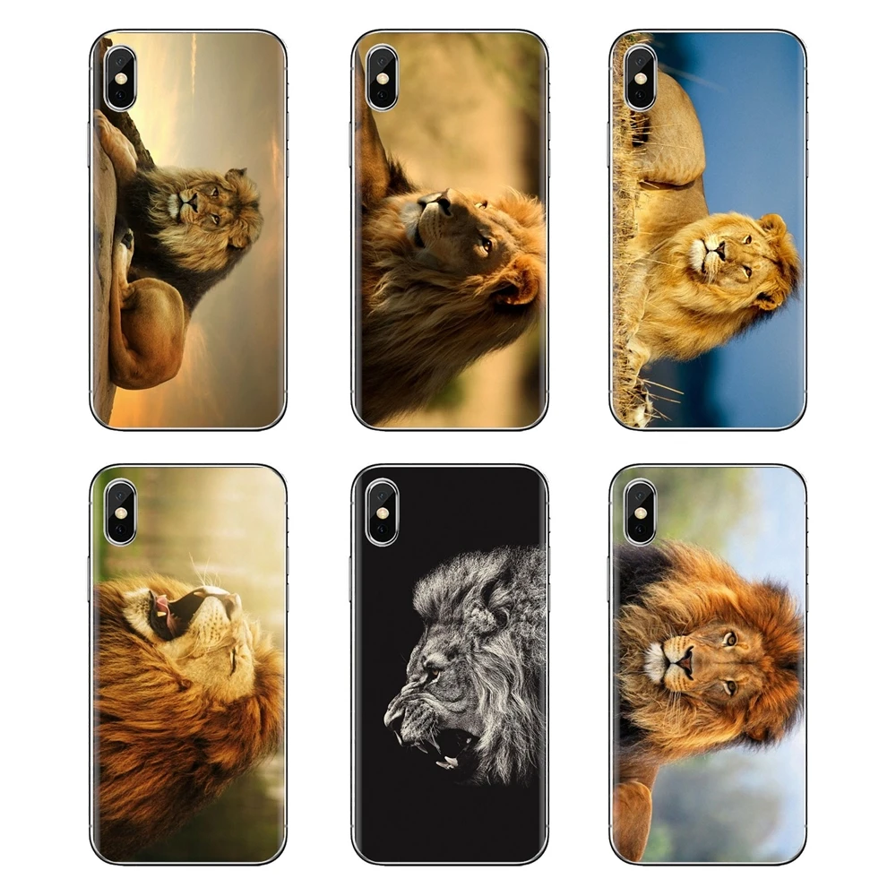 Мужской постер с изображением Льва для iPod Touch Apple iPhone 4 4s 5 5S SE 5C 6 6S 7 8 X XR XS Plus MAX