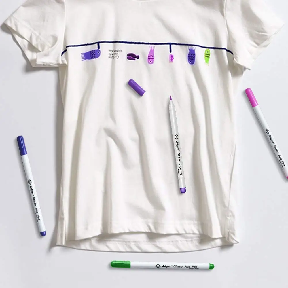 Стираемая водой ручка по ткани маркер & металлические швейные измерительный