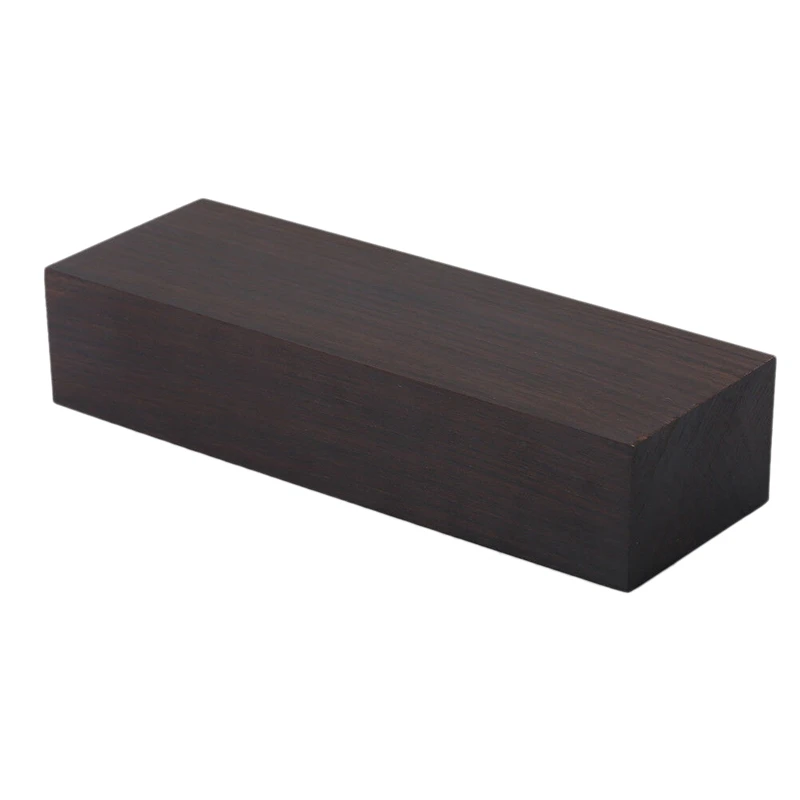 

African Ebony Knife Handle's Material 125x40x25Mm Wood Handle Parts
