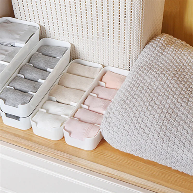 5 ячеек корзина для хранения органайзер шкафа коробка ящик галстука бюстгальтера