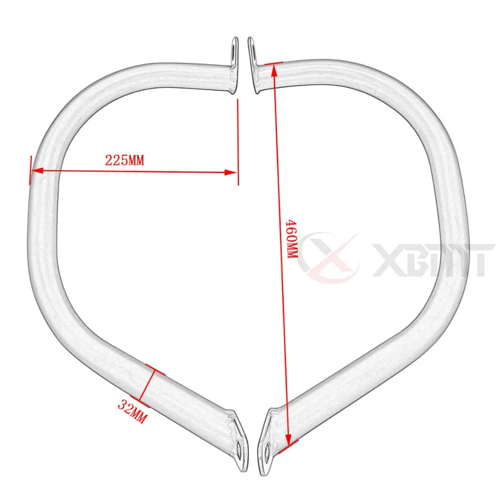Мотоциклетная Автомобильная защита двигателя передняя боковая для мотоцикла