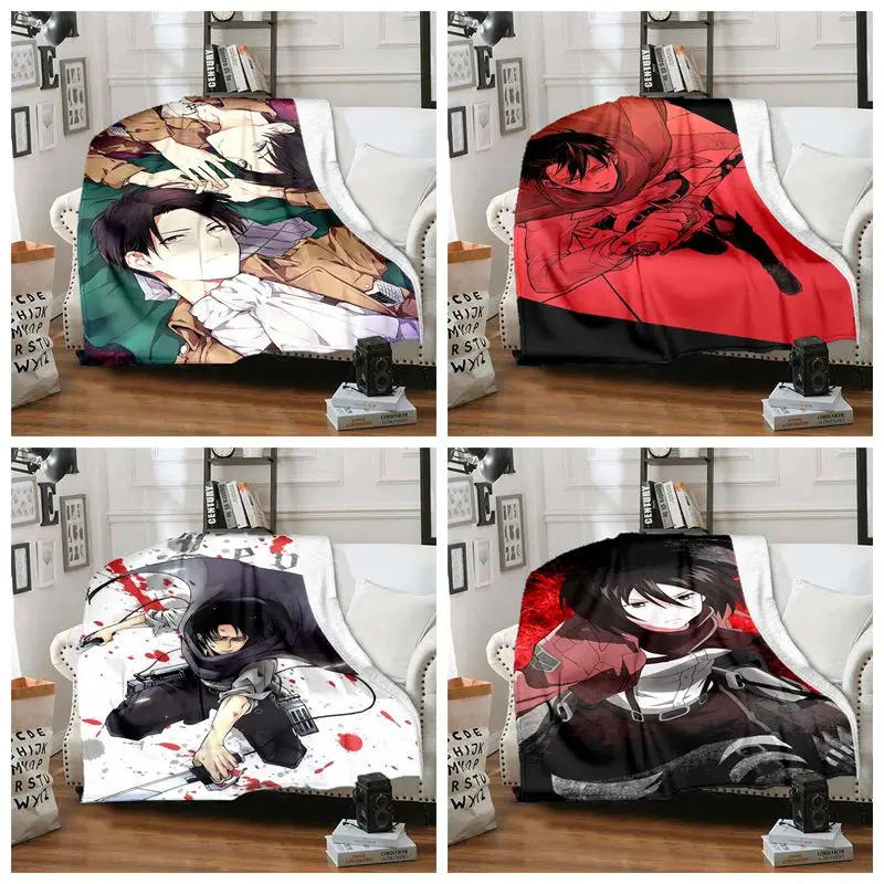 Одеяло атака на Титанов Фланелевое покрывало с рисунком звездного неба для