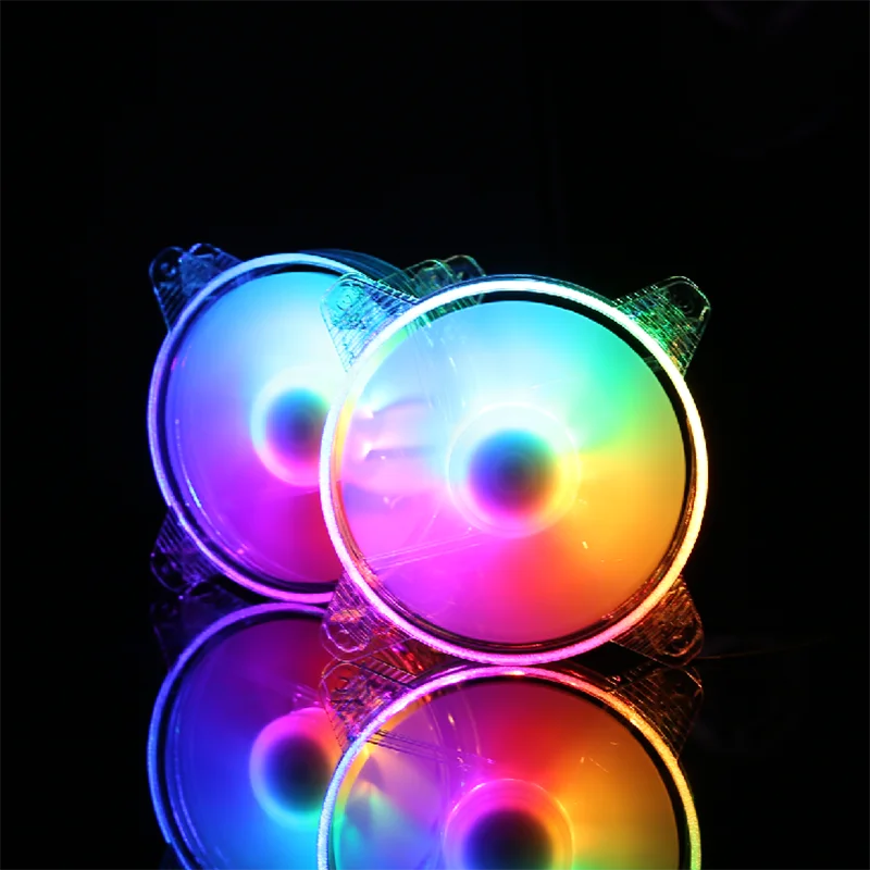 

RGB PC Case Fan Cooler 120mm Fan molex Computer Cooling 12V Mute Simple installation Cooler Cooling Computer fan New TM120