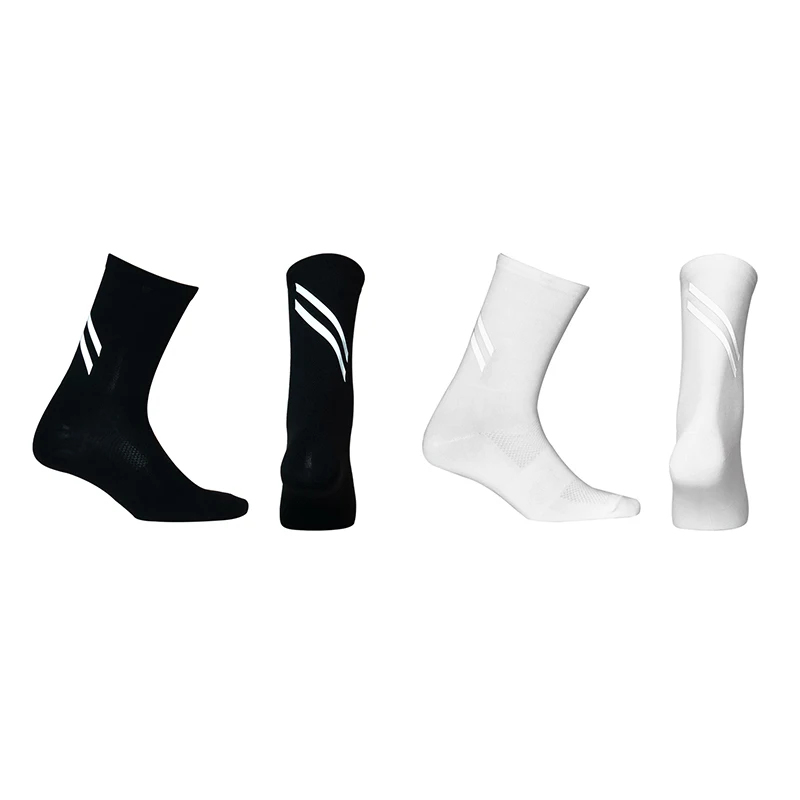 

ELOS-Men Women High Reflective Cycling Socks Night Safety Men Women Professional Bicycle Bike Socks Sport Hiking Running Sock