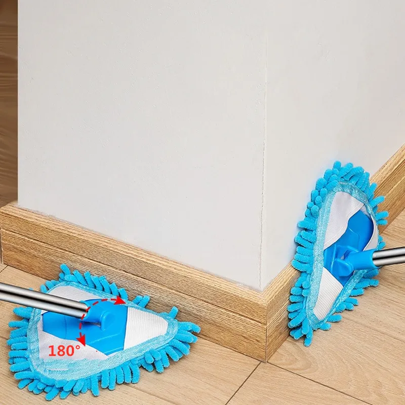 Мини бытовой уборки пола Швабра Треугольники удаления пыли универсальный для
