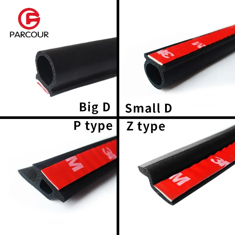 5 mbig D+ 5 msmall D+ 8mZ Тип+ 8mP Тип двери автомобиля этиленового пропилен-каучука прокладки Водонепроницаемый отделка шумоизоляция Звукоизоляционная лента аксессуары для автомобиля Стиль