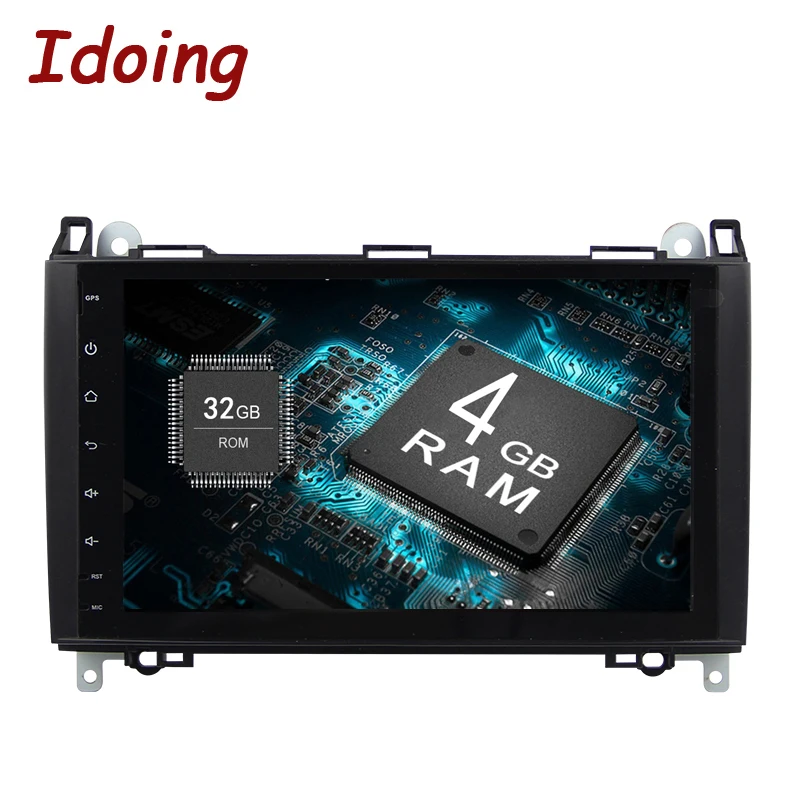 Idoing Android9.0 4G + 32G 8Core 2Din Рулевое колесо для merceesbenz A Class & B Clas автомобильный