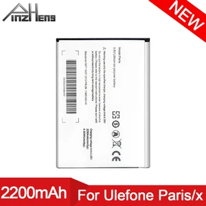 PINZHENG 2200mAh Мобильный телефон батарея для Ulefone Париж Замена Bateria Париж для Ulefone Париж X Смартфон батарея
