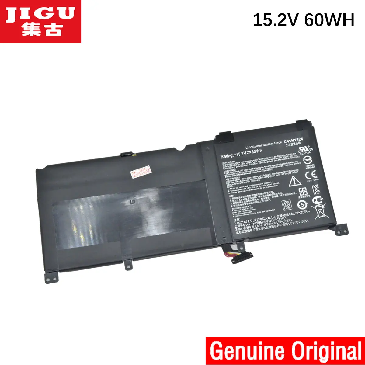 Оригинальный аккумулятор JIGU для ноутбука C41N1524 Asus UX501JW с напряжением 15 2 В 60