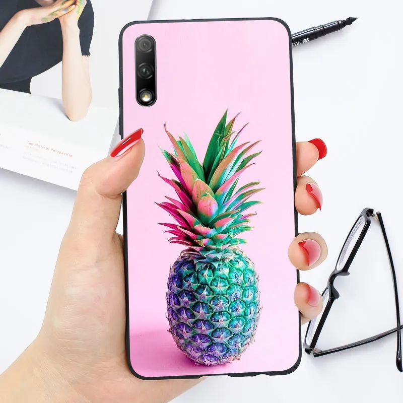 oo21 Глянцевая блестящая для huawei honor 7C AUM-L41 чехол задняя крышка huawei honor 7C 8C 8A 8S 8X 9X чехол - Цвет: oo21