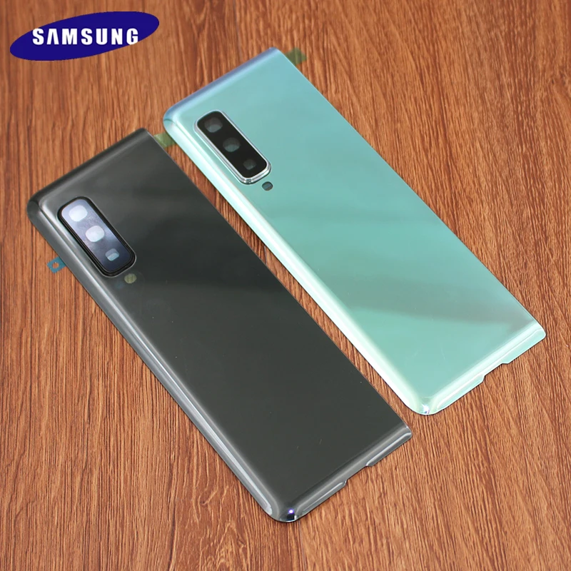 

Оригинальный Samsung Galaxy Z Fold 1 F900 стеклянный корпус крышка задняя крышка батарейный отсек запасные части для ремонта с объективом камеры
