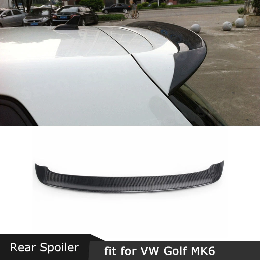 Карбоновое волокно/FRP задний спойлер на крышу оконные крылья для Volkswagen VW Golf 6 MK6 VI GTI R20 2010-2013 OS стиль спойлер