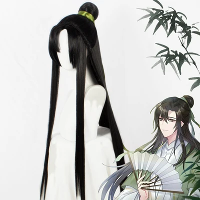 wig Аниме злодей самоспасательная система Shen Yuan Косплей Костюм Shen Qingqiu Косплей костюмы на Хэллоуин для мужчин и женщин взрослый полный комплект - Цвет: wig