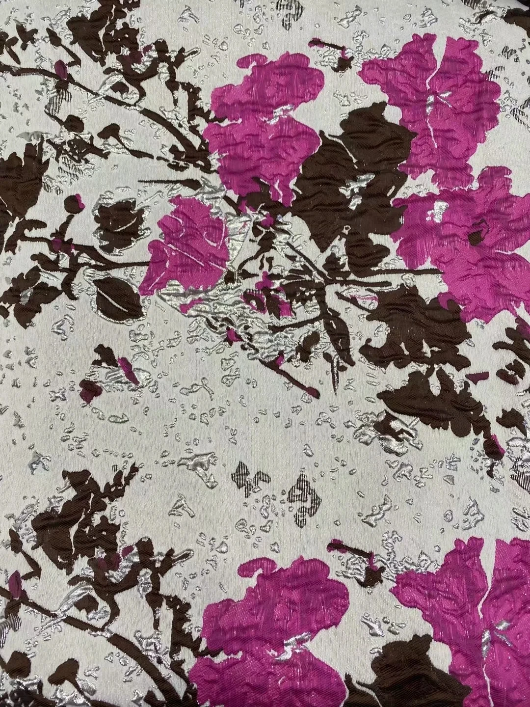 

Jacquard Brocade Lace Fabric 2021Latest Nigerian Tulle Lace Fabric African brocade Fabric For Wedding Party Dress