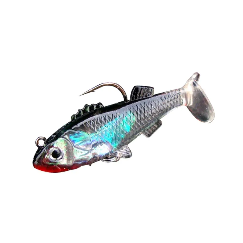 hot sale 4pcs/lot 6.5cm 8g lead fishing lure Chinese tackle swimbait isca artificial crank bait worm | Спорт и развлечения