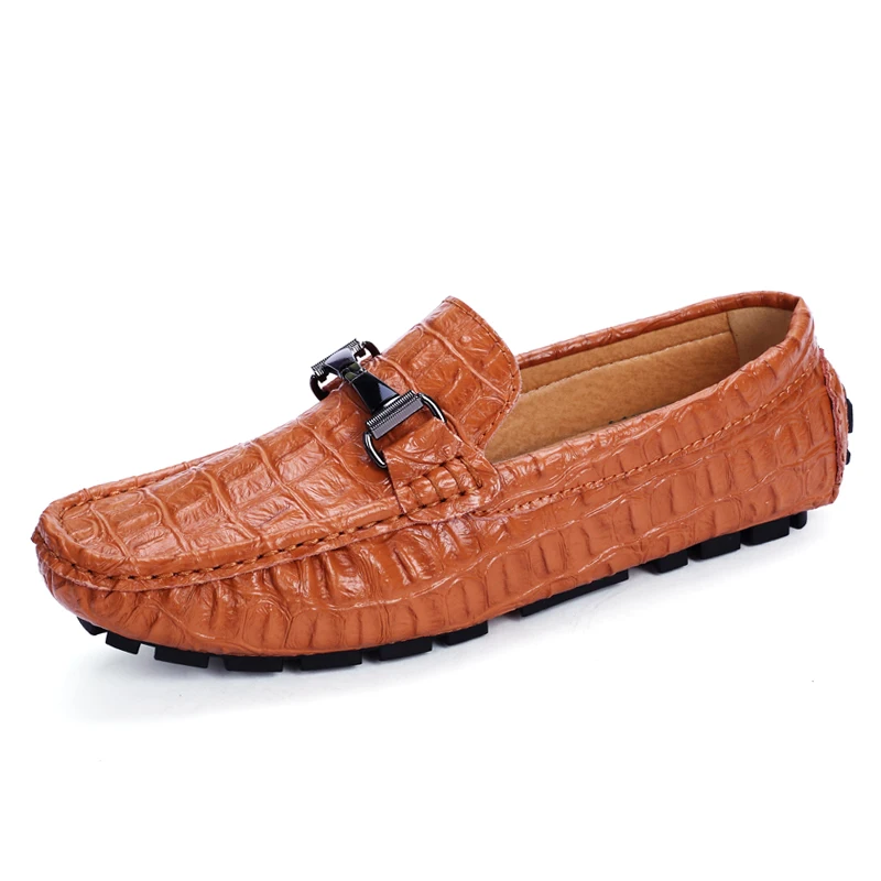 

Man New Fashion Casual Shoe Male Leather Hand-sewn Shoe Hombre Soft Massage Loafer Moccasin Masculino Slip-On Flats Driving Shoe