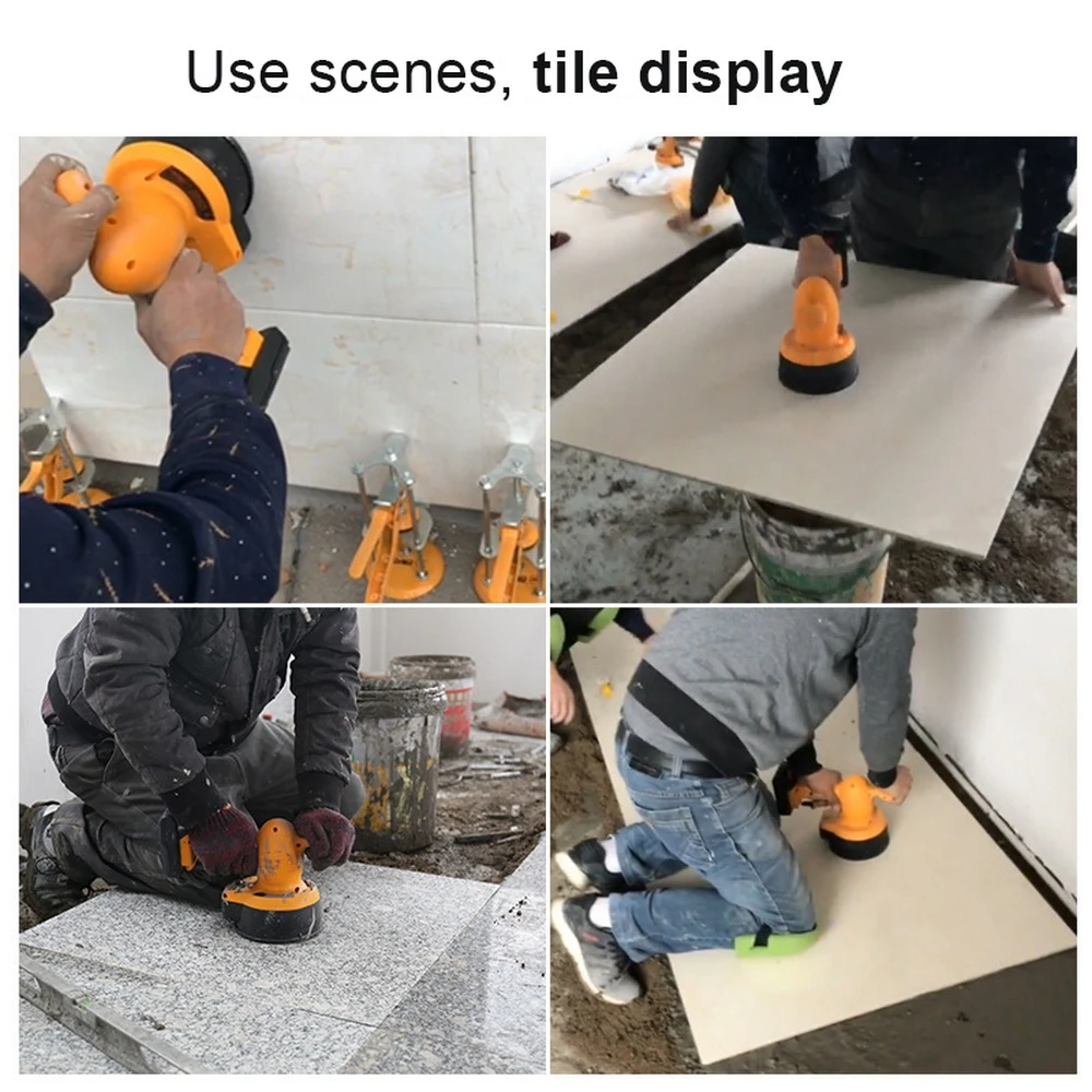 

16.8V Ceramic Tile Tiler with Silicone Chassis 13000mAh Lithium Battery Wireless Tile Machine Building Construction Power Tool