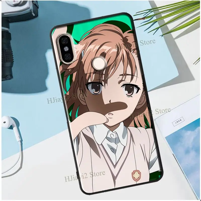 Чехол Misaka Mikoto для Xiaomi Redmi Note 11 8 9 10 Pro 10S 9A 9T Mi Lite 11T POCO X3 M3 M4 F3