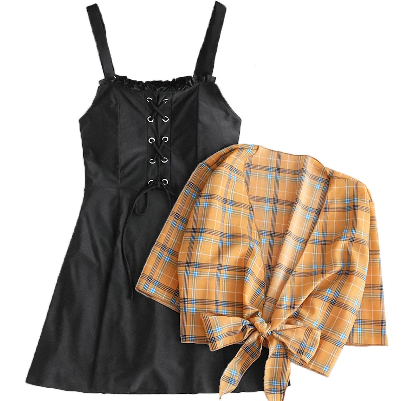 Женский купальник-бикини STAERK черный однотонный купальник большого размера с