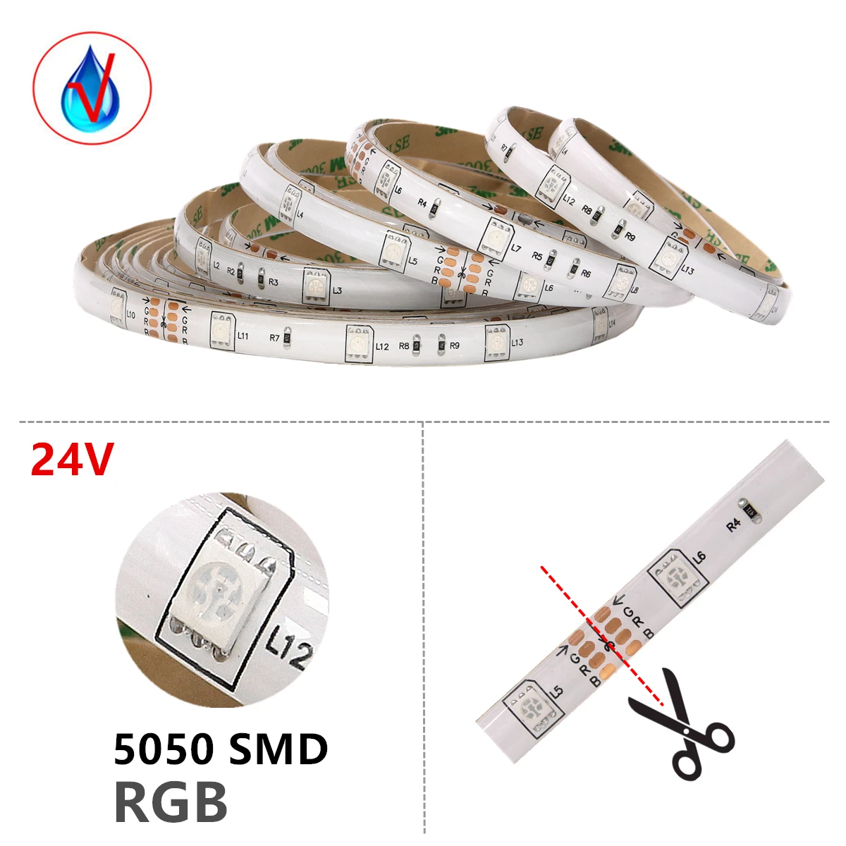 15M WiFi LED Strip Light RGB Tape Diode Neon Ribbon tira fita SMD 5050 30M Flexible Light String With WiFI Controller adapter