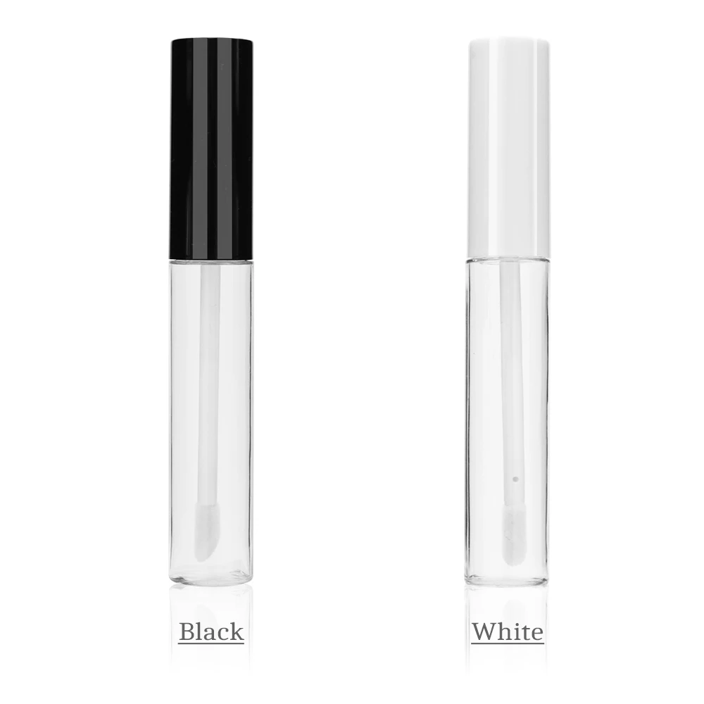 (С шприц) 10 мл прозрачные Пластик блеска для губ пустой губа многоразового