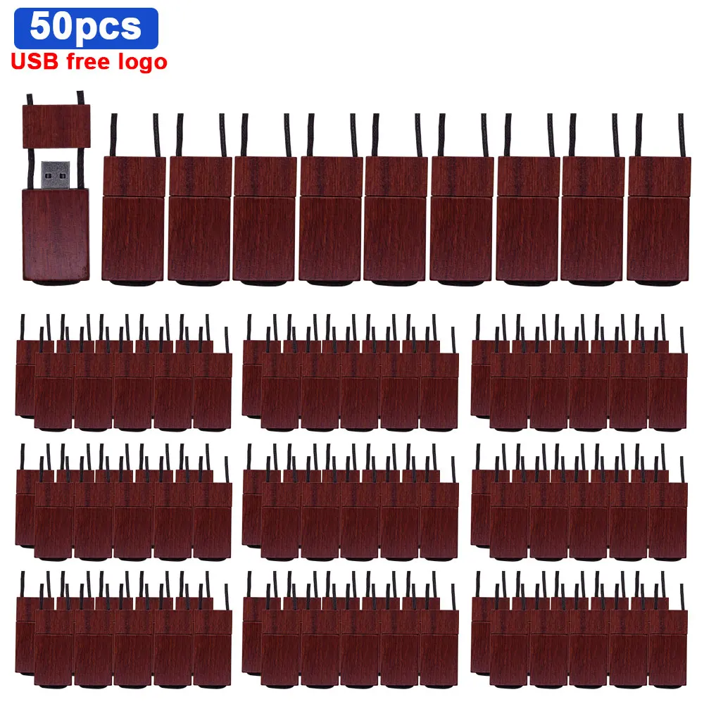 

50pcs photograpgy wedding gift free LOGO customized brand new wooden USB 2.0 flash drive pendrive 4gb 8gb 16gb 32gb memory stick