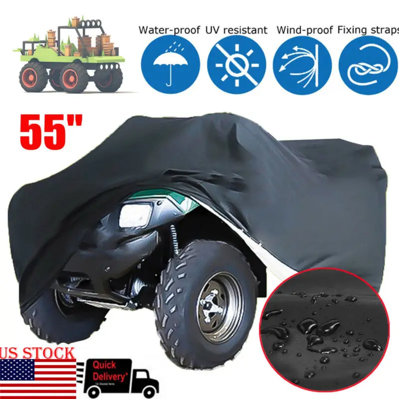 140*66*91CM Black Garden Tractor Heavy Duty Riding Lawn Mower Cover Waterproof Protector | Дом и сад