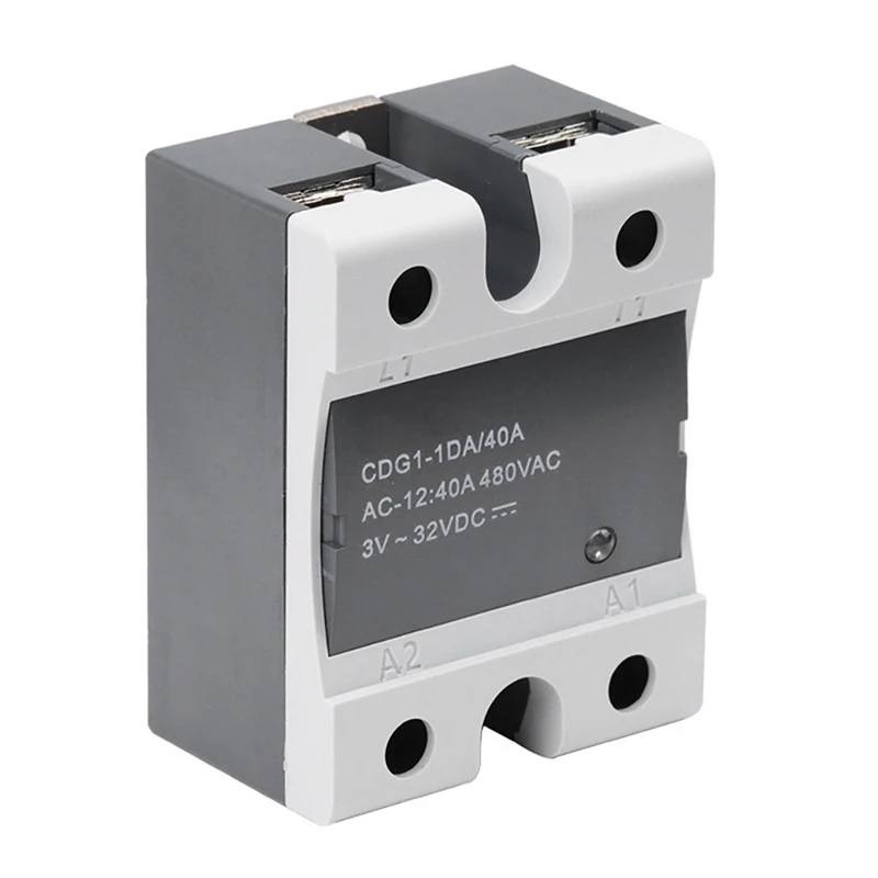 Silicone Hot Bed Accessories Single-Phase Control SSR-DA Non-Contact Solid State Relay DC-AC 40A DC AC | Обустройство дома