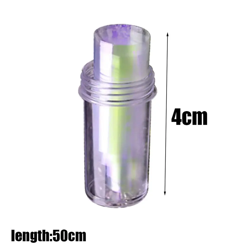 Японский дизайн ногтей Аврора Лед Куб целлофан большая красочная переводная