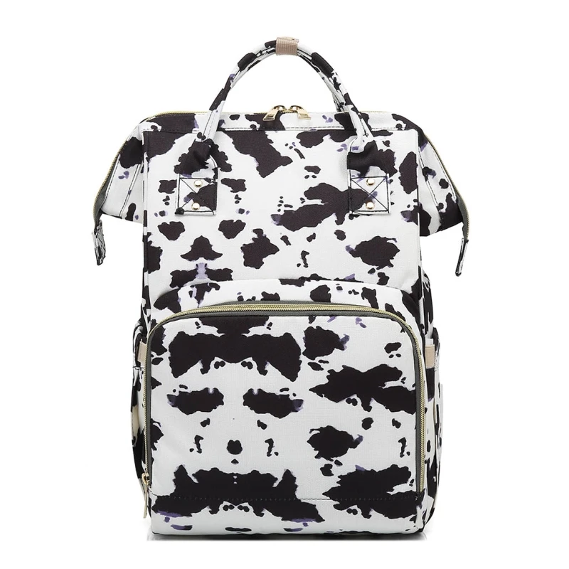 

Cow Spots Print Diaper Bag Backpack Maternity Baby Changing Bag Large Capacity Backpacks Nursing Handbag