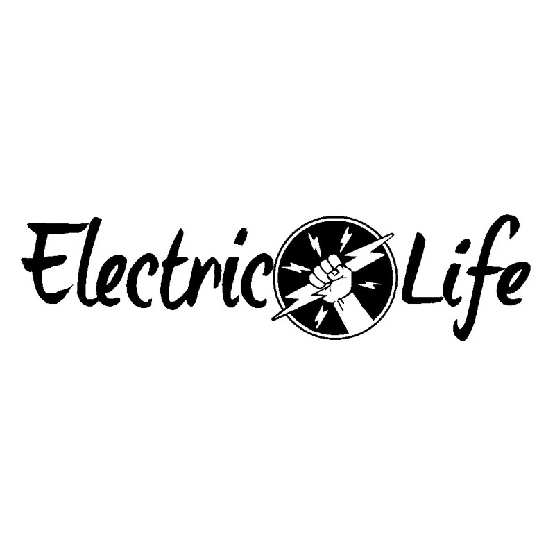 

Electric Life Cover Scratches Car-Stickers and Decals Fashion Car Accessories for Rear Windshield Window Trunk Bumper PVC13*3cm