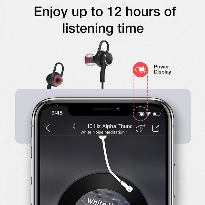 Новинка 2020 спортивные bluetooth наушники 8D стерео IPX5 Водонепроницаемая гарнитура HIFI