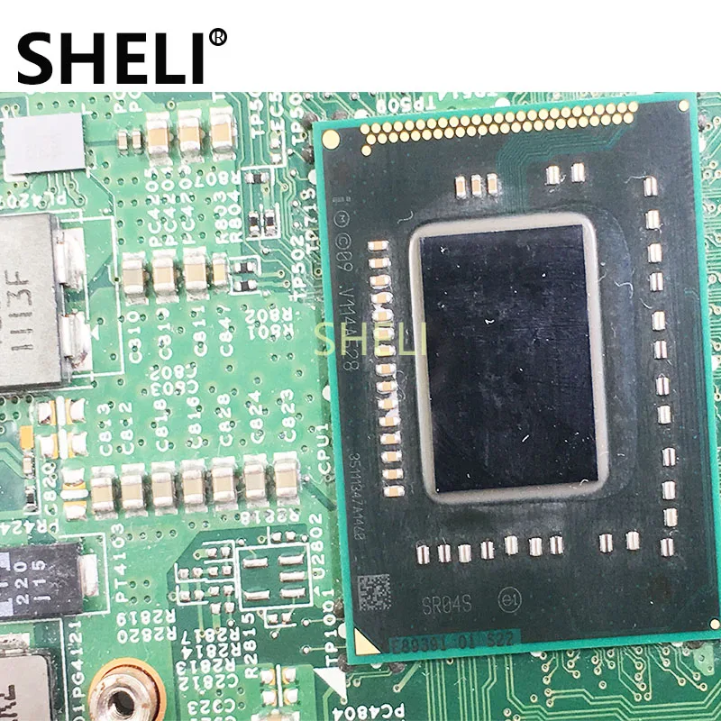 SHELI для Dell Vostro 131 V131 CN 0RHWVD w Φ CPU 48.4ND01.011 Материнская плата ноутбука