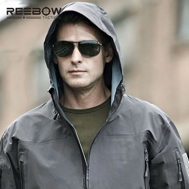 Мужская тактическая куртка REEBOW водонепроницаемая ветрозащитная в стиле