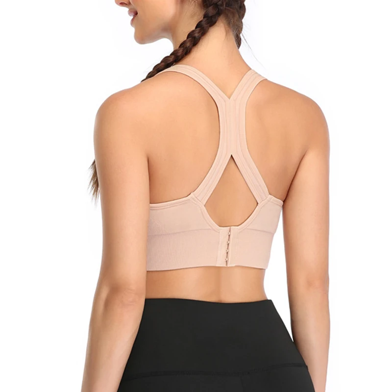 

Women Sports Bra Push Up Crop Top Female Fitness Gym Bra Hollow Breathable Top Sexy Running Yoga Bra Athletic Sportswear