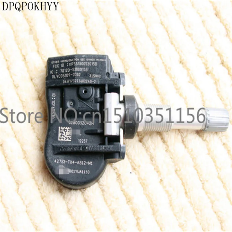 DPQPOKHYY для Eulogize датчик давления в шинах, датчик контроля давления в шинах, 42753TX4A512M1, 42753 TX4 A512 M1