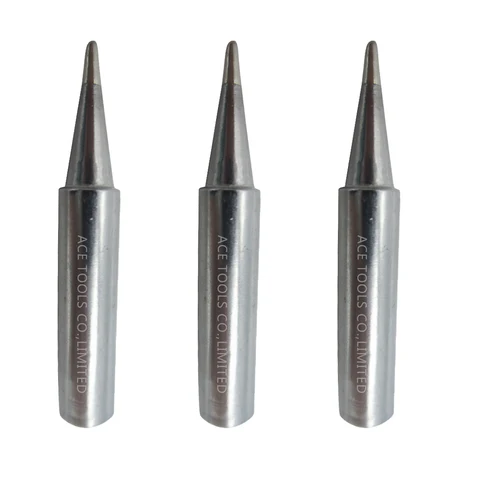 T19-B наконечник для пайки, конический 0,5 мм, 0,019 дюйма, замена для HAKKO FX-601 FX601, Металлическая Насадка-карандаш