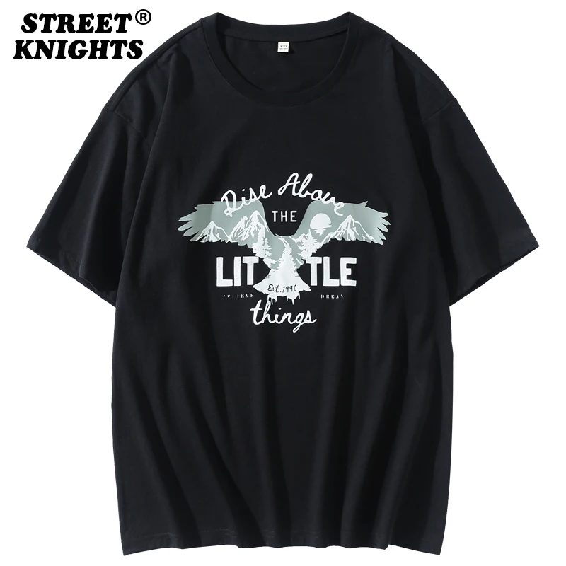 

2021 Summer New Abstract Pattern Letter Print 100% Cotton Casual Men T-shirts Men O-Neck Funny T Shirts Loose Fashion cool Tops