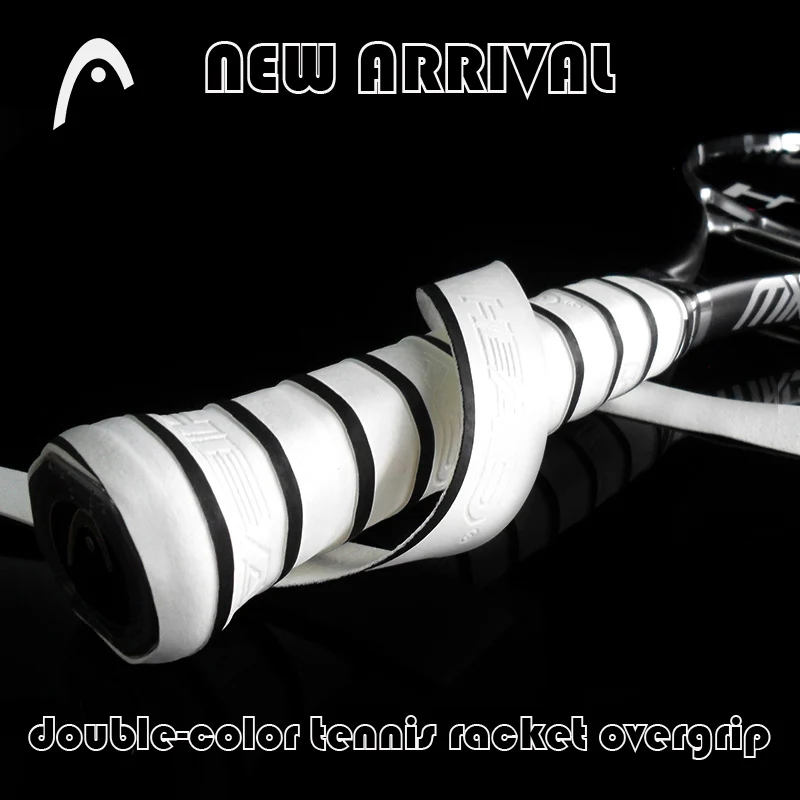 

Double-color Anti-slip HEAD Original Overgrip 10pcs Badminton Squash Tennis Padel Griptape Overgrip Absorber Tenis Dry Sweatband