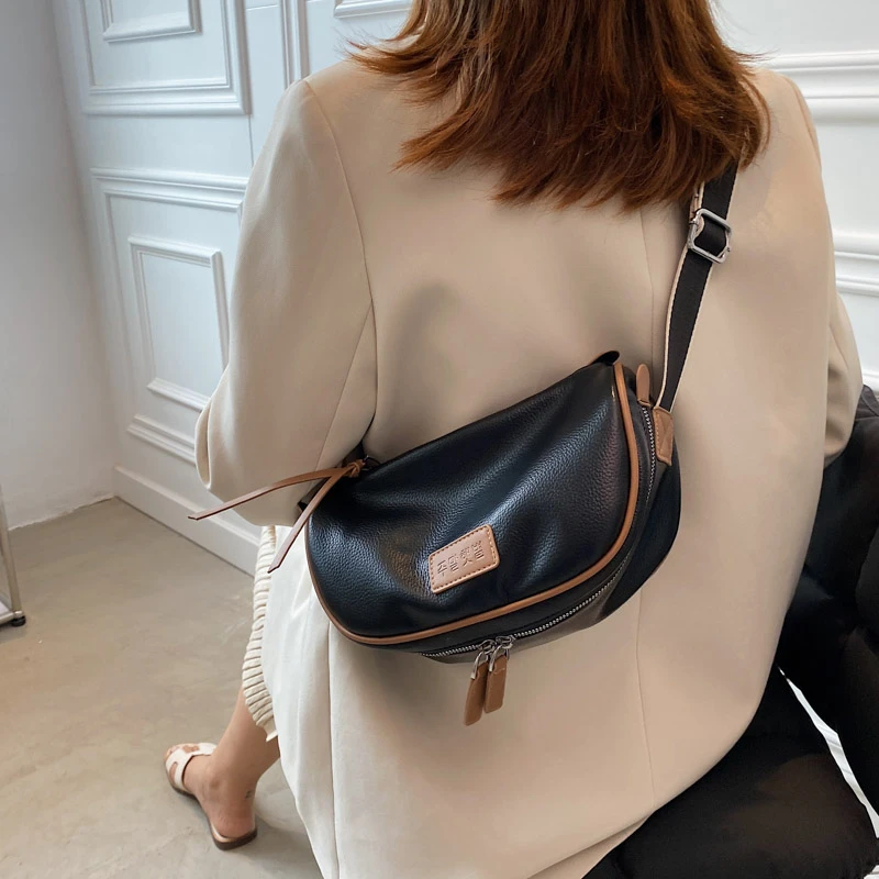 

Soft PU Leather Crossbody Bags for Women 2022 New Winter Fashion Brand Luxury Designer Ladies Travel Purses Shoulder Bag Handbag