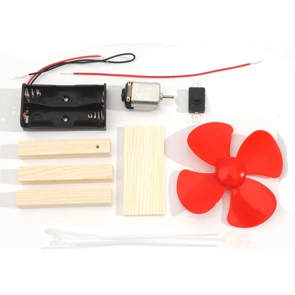 Детская модель вентилятора с 4 ветрогенераторами умный игрушечный комплект для