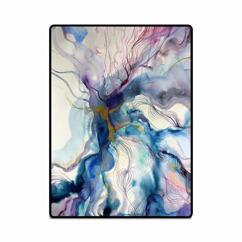 Абстрактное искусство разноцветные чернила для гостиной современный домашний