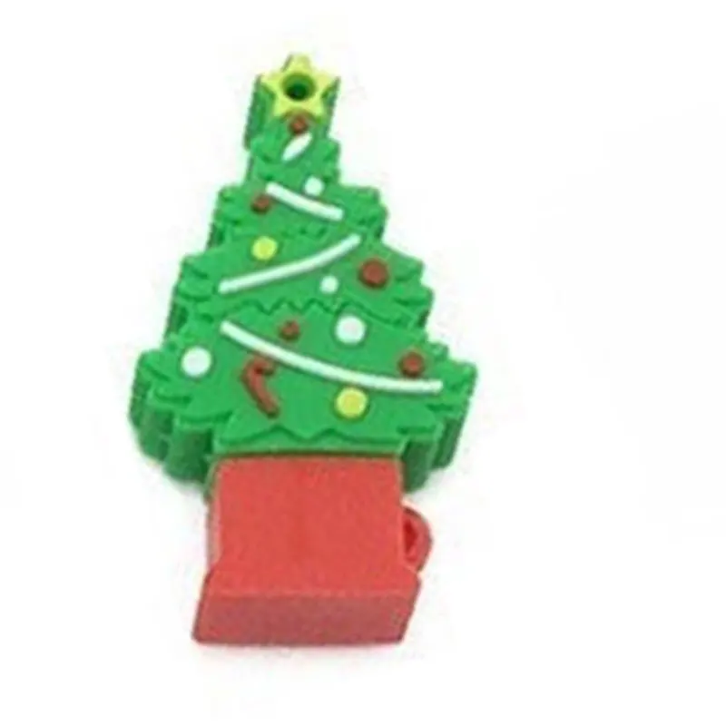 USB флеш-накопитель 128 ГБ мультяшный usb-кабель с Санта-Клаусом 2,0 4 ГБ 8 ГБ флеш-накопитель 16 ГБ 32 ГБ 64 ГБ Рождественская серия Флешка в подарок - Цвет: 4