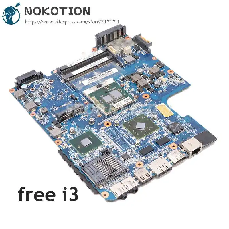 

NOKOTION A000073400 DATE2DMB8E0 Mainboard For TOSHIBA Satellite L640 L645 Laptop Motherboard HM55 512MB GPU free i3
