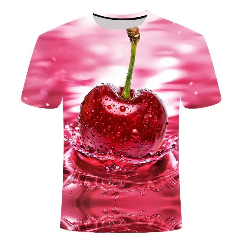 

European And American Men /Women 3dt Shirt Summer Fashion Printing Color Block 3d Short Sleeve Shirt Round Neck Hip Hop Shirt