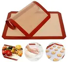 Антипригарные силиконовые коврики для выпечки, коврик для раскатки теста, термостойкие, из стекловолокна, муки помадка, кондитерские изделия