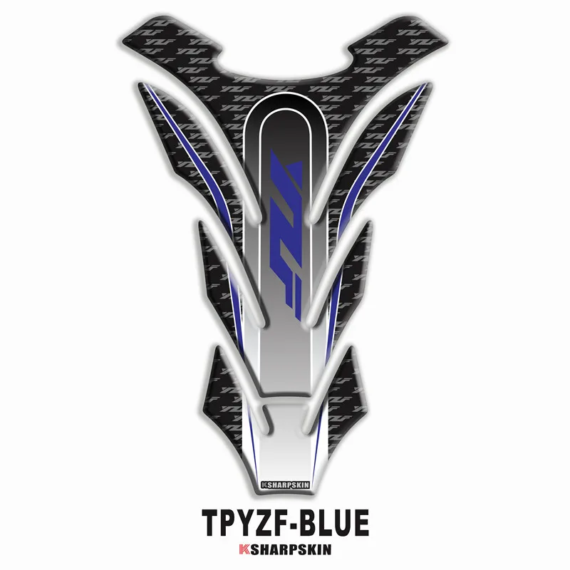 Наклейки для топливного бака мотоцикла 3D защитные наклейки YAMAHA YZF топливный бак