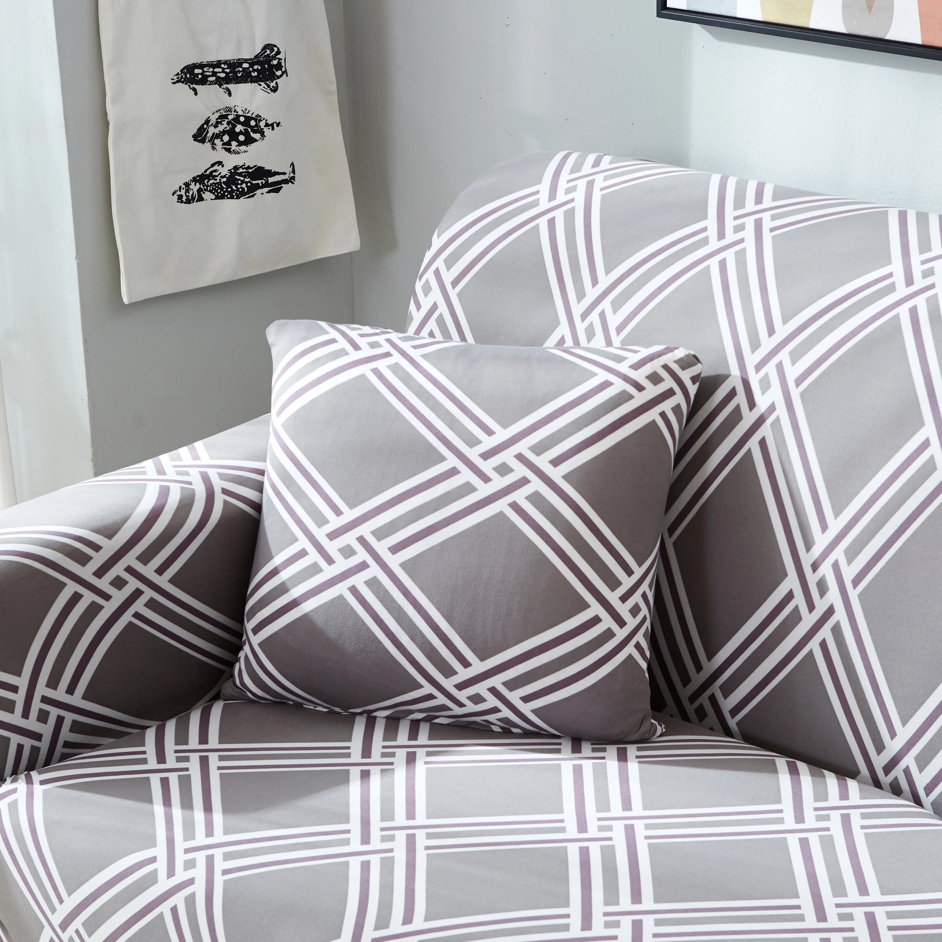 

45x45cm Elastic Pillow Case Cushion Cover Home Decoration Accessories