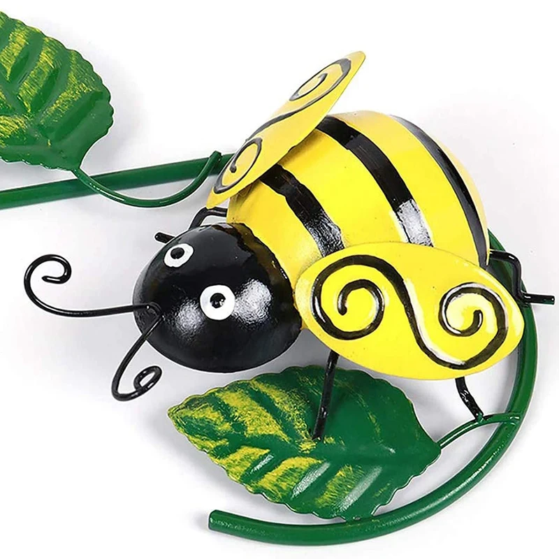 

Metal Outdoor Ornament Metal Decorative Wall Art Metal Bee Wall Ornament Wall Hanging Ornament Decorative