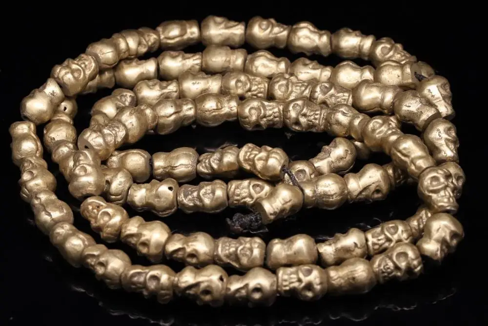 

wedding decoration copper tire handmade chisel engraved corpse torin bead skull skull pendant